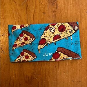JUNK Blue Pizza Print Women's Headband